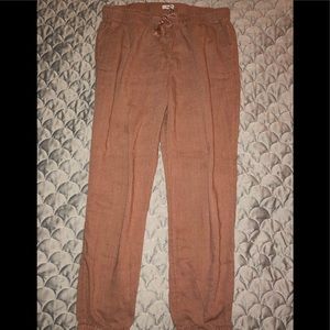 Madewell linen jogger pants